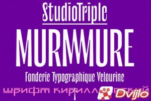 Скачать Шрифты - Jeremy Landes - Velvetyne - Le Murmure [TTF, OTF, EOT